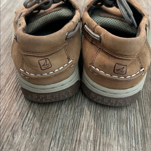 Sperry Kids Tan Boat Shoes - Picture 3 of 8